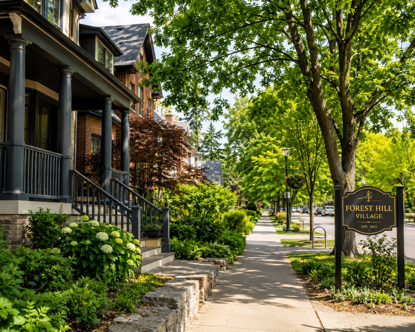 A street in Forest Hill, Toronto